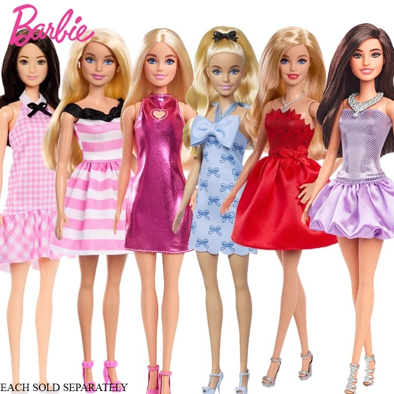 Mattel Toy Barbie - دمى باربي فاشونيستا الأصلية 100% من