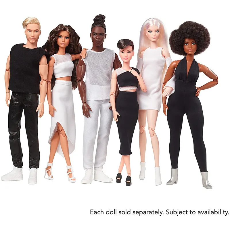 Mattel Toy Barbie - 100% الأصلي باربي التوقيع تبدو دمية