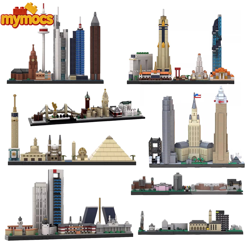 Lego Set Creator - مجموعة ميموكس وورلد سيتي سكاي لاين