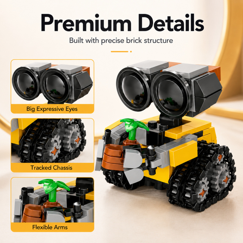 مجموعة مكعبات بناء روبوت صغير، - مراجعة Lego Set Technic وسعره