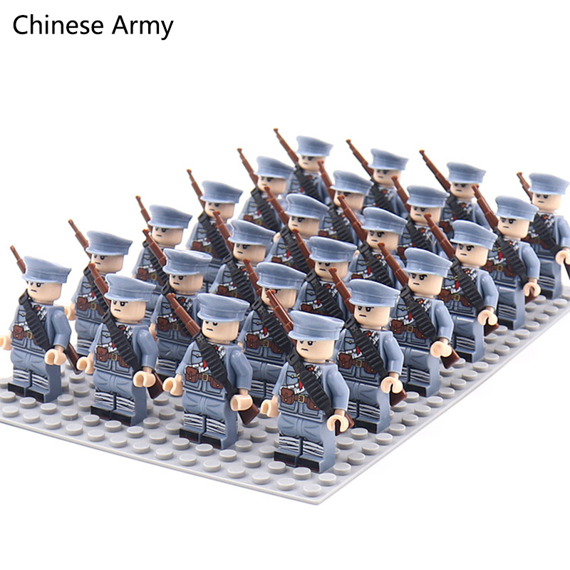 WW2 24 قطعة/الوحدة الجنود العس - مراجعة Lego Set Creator وسعره